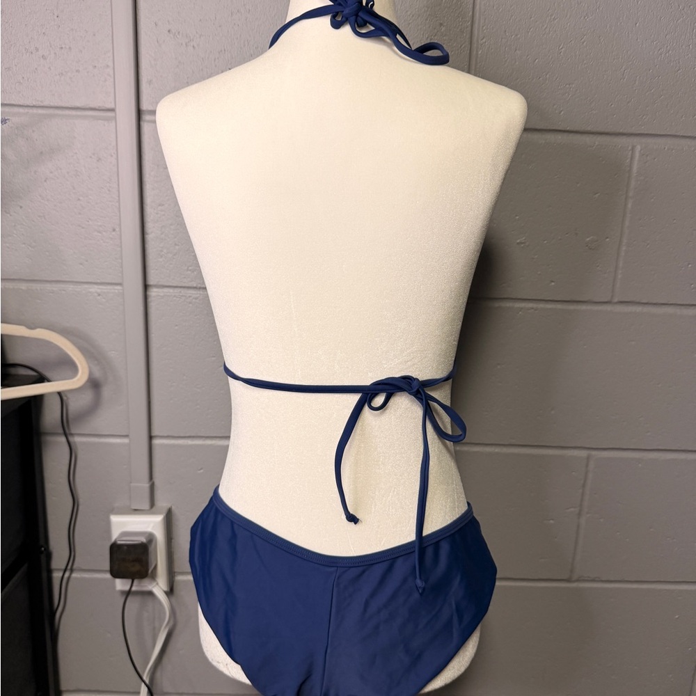 NWT Wicked Weasel Classic Navy Triangle Bikini Set - Picture 4 of 7